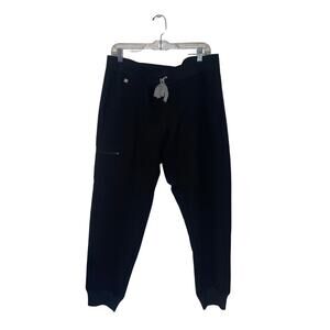 FIGS Zamora Joggers Scrub Pants Pockets Size Large Petite Elastic Waistband NWT